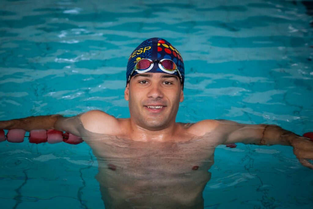 Adrián Santana, nadador del Club Natación Las Palmas Adrián Santana, nadador del Club Natación Las PalmasÂ