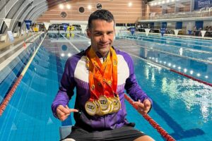 Adrián Santana, nadador del Club Natación Las Palmas 
