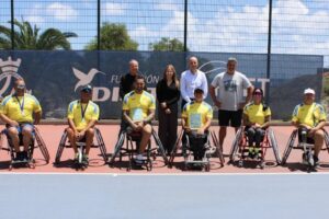Rebeca Ortega, jugadora del Club de Tenis en Silla de Ruedas Doble Bote