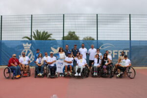 Rebeca Ortega, jugadora del Club de Tenis en Silla de Ruedas Doble Bote