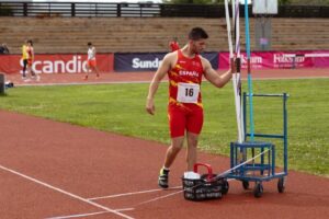 Oliver Rodríguez, campeón de España FEDDI de lanzamiento jabalina