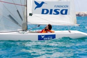José Guerra, campeón de Gran Canaria de tenis en silla de ruedas