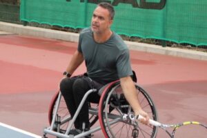 José Guerra, campeón de Gran Canaria de tenis en silla de ruedas