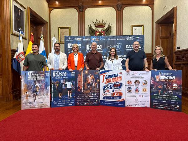 El deporte inclusivo reúne en La Orotava a cerca de un millar de participantes con actividades para todas las edades Presentación del evento en rueda de prensa