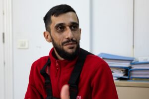 Aytami Afonso, trabajador del Centro Especial de Empleo de Envera en Gran Canaria