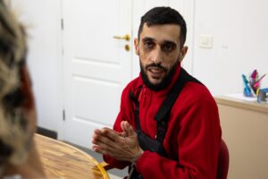 Aytami Afonso, trabajador del Centro Especial de Empleo de Envera en Gran Canaria
