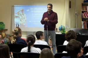 Joel Fuertes, presidente de la Asociación La vida desde tus ojos