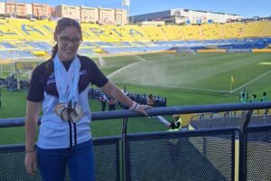 Laura Pérez, nadadora del Club Natación Las Palmas