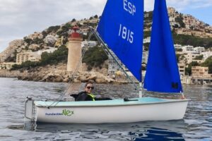 Mar Díaz, campeona de Gran Canaria de tenis en silla de ruedas