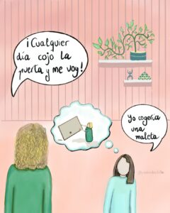 Laura Cubas, artista y humorista gráfica
