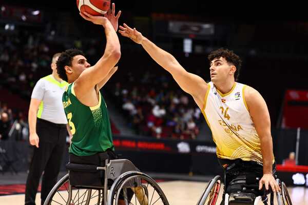 España se queda sin medallas en el Mundial de baloncesto en silla de ruedas tras caer ante Australia Mundial de baloncesto en silla de ruedas