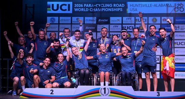 España cierra el Mundial de Ciclismo Paralímpico con siete medallas y dos títulos mundiales Mundial de Ciclismo Paralímpico selección española en Huntsville