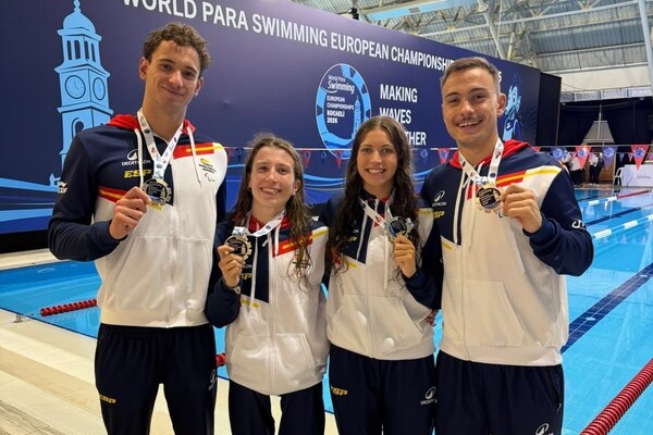 España conquista tres oros y diez medallas en la penúltima jornada del Europeo de Natación Paralímpica diez medallas en el Europeo de Natación Paralímpica