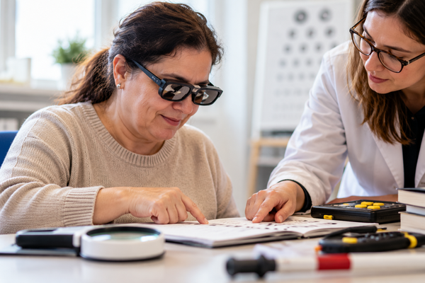 60 millones de personas necesitan rehabilitación visual, pero la mayoría no puede acceder a ella Rehabilitación visual para personas con discapacidad visual