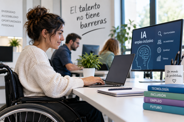 La OIT advierte: la inteligencia artificial puede crear nuevas barreras laborales para las personas con discapacidad Inteligencia artificial y discapacidad en el empleo