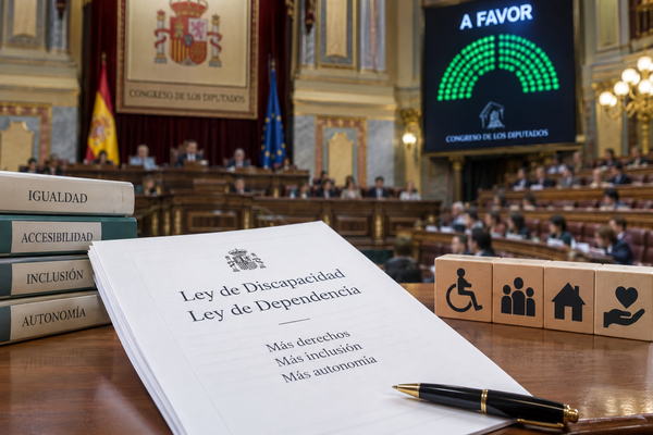 Aprobada definitivamente la reforma de Discapacidad y Dependencia: estos son los principales cambios Reforma de Discapacidad y Dependencia aprobada en el Congreso de los Diputados