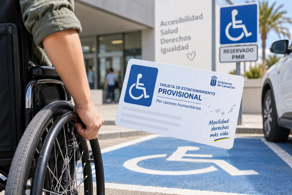 Las personas con enfermedades de extrema gravedad pueden obtener una tarjeta PMR provisional aunque no tengan reconocida la movilidad reducida Tarjeta PMR provisional por enfermedad de extrema gravedad en Canarias