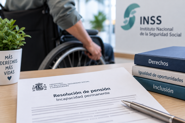 Incapacidad permanente y 33% de discapacidad: qué reconoce realmente la ley y cómo se acreditará desde 2027 Incapacidad permanente y discapacidad: resolución de pensión del INSS