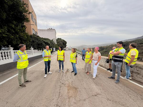 Reabre la carretera de Ariñez tras ocho meses de obras y Temisas podría hacerlo en septiembre Reapertura de la carretera de Ariñez GC-400