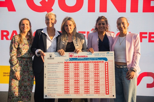 La Quiniela incorpora de forma permanente el fútbol femenino y Liga F recibirá el 15% del impuesto sobre las apuestas fútbol femenino en La Quiniela