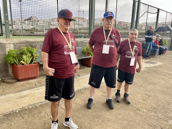 José Antonio Ortega y Estel Nou lideraron el Campeonato de España FEDDI de Petanca en Arucas Campeonato de España FEDDI de Petanca. José Antonio Ortega, José María Adamuz y Carmelo Belmonte, del Atlético Fortius, son los campeones de España de Petanca FEDDI en la categoría tripletas de Competición