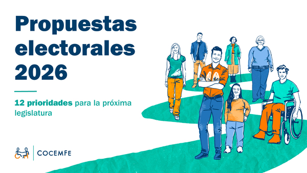 COCEMFE presenta 106 propuestas para garantizar los derechos de las personas con discapacidad Presentación de las propuestas electorales de COCEMFE para garantizar los derechos de las personas con discapacidad.